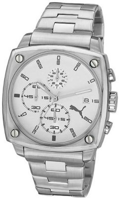 Puma Shade L Chronograph Silver Dial Stainless Steel Unisex PU102591005