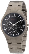 Pure Grey Titanium Gents Multifunction Flat Line Nr. 1594 S