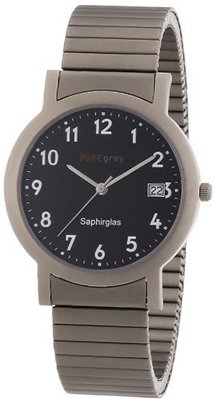 Pure Grey Titanium Gents Sapphire Glass Line Nr. 1600 S