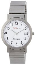 Pure Grey Titanium Gents Sapphire Glass Line Nr. 1600 W