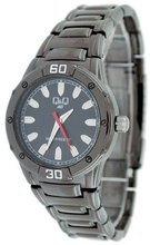 Q&Q #5218-502Y Black IP Sports Analog