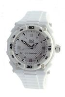 Q&Q Arctic White & Silver Resin Sport Adventure #GW79J004Y