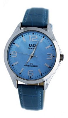 Q&Q Ladies Cyan Leather Fashion C192J335Y