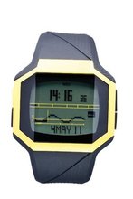 Quiksilver Addictiv Yellow Digital Surf M128TRBKY with Polyurethane Strap