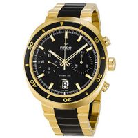 Rado D Star Chronograph Automatic Yellow Gold PVD and Black Ceramic R15967162