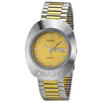 Rado Quartz, Two Tone Stainless Band Yellow Dial - R12391633