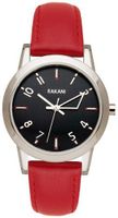 Rakani +5 32mm Black with Red Leather Band