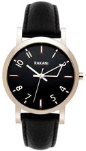 Rakani +5 40mm Black with Black Leather Band