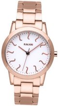 Rakani ISH 32mm Rose Gold with Rose Gold Steel Band
