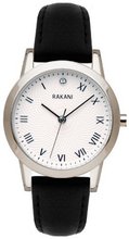 Rakani Running Behind 32mm Lotus with Black Leather Band