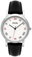 Rakani Running Behind 40mm Checkered with Black Leather Band
