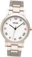 Rakani Running Behind 40mm Checkered with Stainless Steel Band