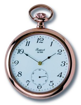 Rapport of London Rose Gold Open Face Pocket