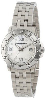 Raymond Weil 5399-ST-00995 Tango Steel Mother-Of-Pearl Diamond Crystal Dial