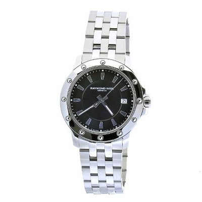 Raymond Weil 5599-St-20001 Tango Stainless Steel Bracelet Black Stick Dial Date