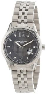 Raymond Weil 5670-ST-05645 "Freelancer" Stainless Steel Diamond-Accented