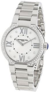 Raymond Weil 5932-STS-00995 Noemia Steel Mother-Of-Pearl Diamond Dial and Bezel