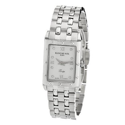 Raymond Weil 5971-ST-00995 Tango Rectangular Steel 8 Diamonds