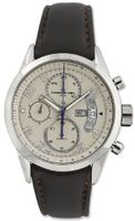 Raymond Weil Freelancer Ivory Automatic Dial Chronograph Brown Leather 7730-STC-05650