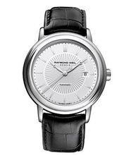 Raymond Weil Maestro Silver Dial Black Leather 2847-STC-30001