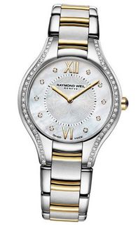Raymond Weil Noemia Mother Of Pearl Diamond Dial Two Tone Stainless Steel Ladies 5132-SPS-00985