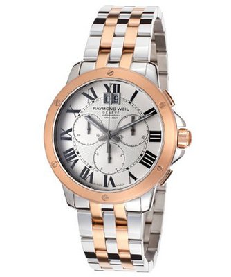 Raymond Weil Tango Off White Dial Two Tone 4891-SP5-00660