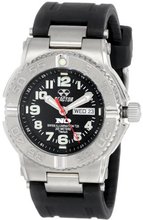 REACTOR 58481 Trident Never Dark Black Dial Titanium Rubber Strap Sport