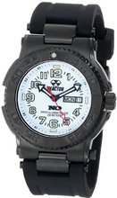REACTOR 59805 Trident Never Dark White Dial Black Rubber Strap Sport