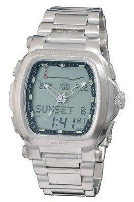 REACTOR 89001 Graviton Ana-Digi Silver LCD Stainless Steel Tide