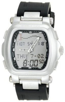 REACTOR 89201 Graviton Ana-Digi Silver LCD Rubber Strap Tide