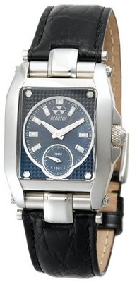 REACTOR 97201 Fusion Black Pearl Dial Crocodile Strap