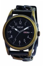 Rebel Reb1001 with Half Bracelet Half Leather Strap