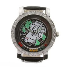 Rebel Tattoo Style Large with Black Leather Band