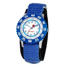 Red Balloon Kids' W000181 Blue Velcro Stainless Steel Time Teacher