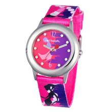 Red Balloon Kids' W000359 City Shopping Spree Tween Glitz Stainless Steel Printed Strap