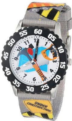 Red Balloon Kids' W001236 Red Balloon Stainless Steel Printed Fabric Strap