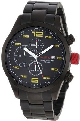 red line 50042-BB-11YL Stealth Chronograph Black