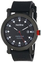 red line RL-18000-01-BBSSET Compressor Black Dial Black Silicone