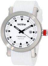 red line RL-18000-02-WHT-ST Compressor White Dial Silicone