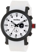 red line RL-18101-02-BB-WHT-ST-SET Compressor White Dial White Silicone Set