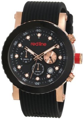 red line RL-18102-RG-01 Compressor Chronograph Black Dial