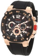 red line RL-50032-RG-01 Aviator Chronograph Black/Black Silicone