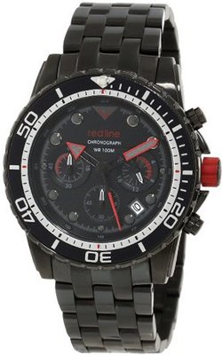 red line RL-50034-BB-11 Piston Chronograph Black Dial