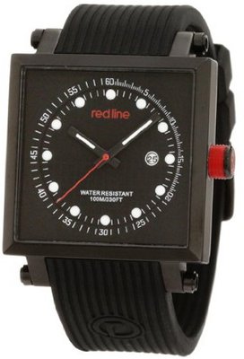 red line RL-50035-BB-01 Compressor 2 Black Dial Silicone