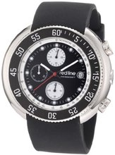 red line RL-50038-01 Driver Chronograph Black Dial Black Silicone