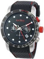 red line RL-50044-BB-SS-01-BK Velocity Black Textured Dial Black Silicone