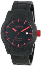 red line RL-50045-BB-11RD Mileage Analog Display Japanese Automatic Black