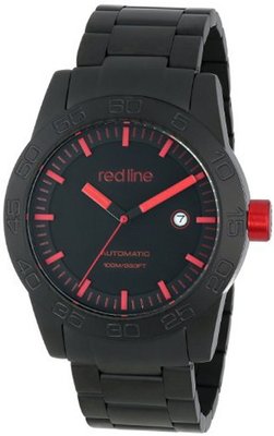 red line RL-50045-BB-11RD Mileage Analog Display Japanese Automatic Black