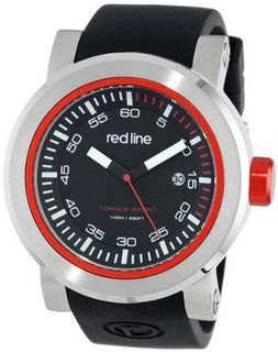 red line RL-50049-01-RDA Torque Sport Black Dial Silicone Band