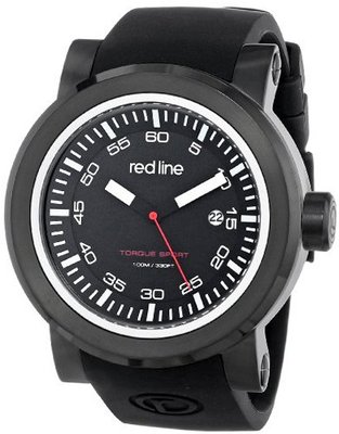 red line RL-50049-BB-01-SA Torque Sport Analog Display Japanese Quartz Black